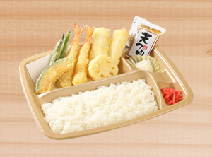 おろし天ぷら弁当